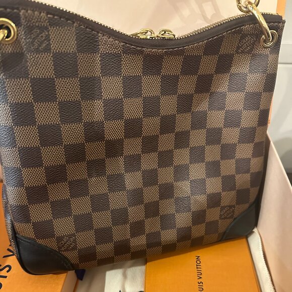 *AUTHENTIC* Louis Vuitton Damier Ebene Odeon PM Black - Picture 2 of 8